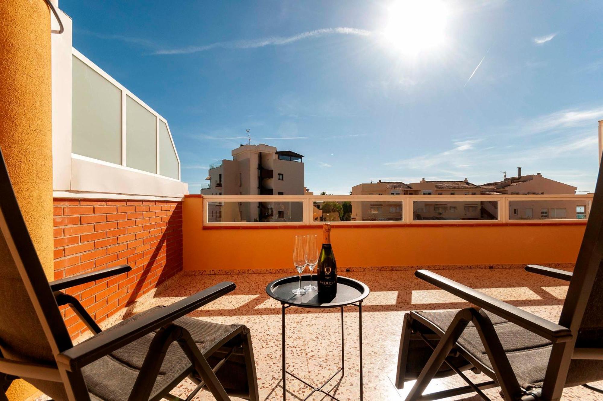 Primera Linea, Gran Terraza, Maravillosas Vistas, Alto Standing 빌라조요사 외부 사진